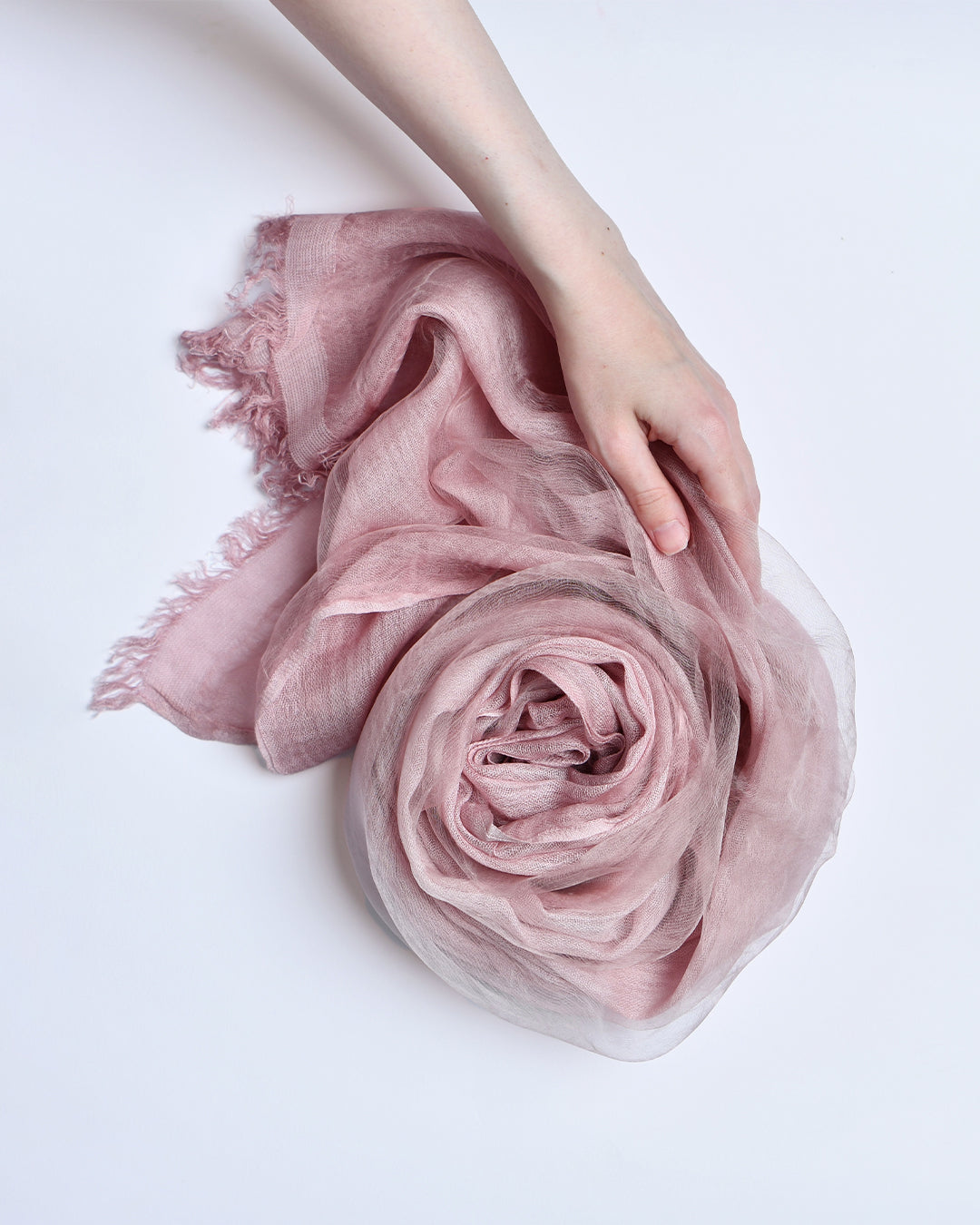 The OrganzaXCotton Double-Layered Scarf in Cherry Blossom - image 1