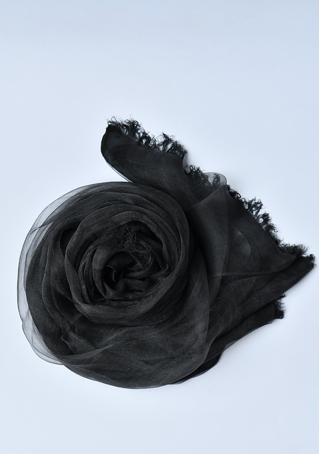 The OrganzaXCotton Double-Layered Scarf in Urban Blackout - image 2