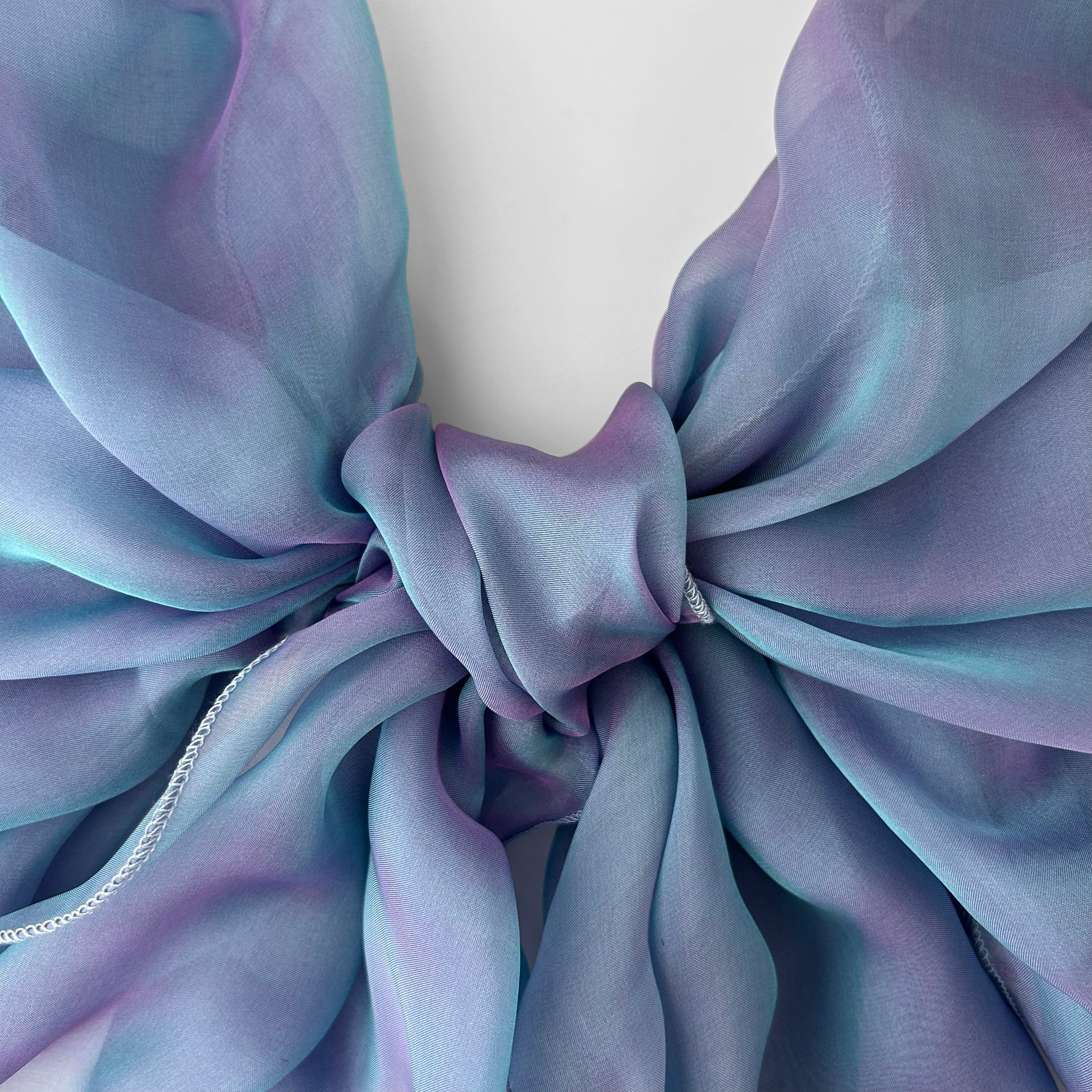 The Single-Layered Silk Chiffon Scarf – Iridescent Frozen Dew – Special Edition - image 6