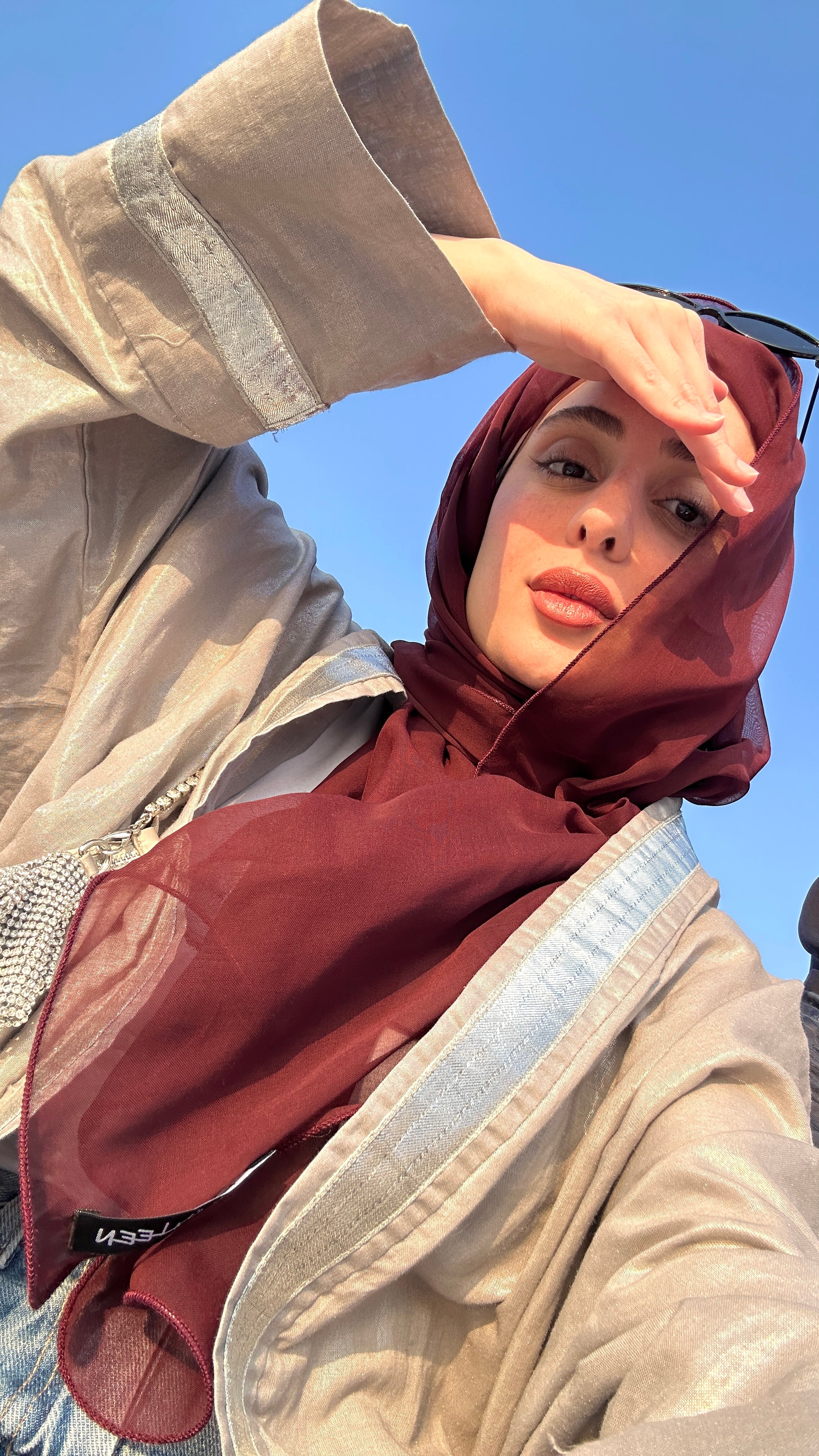 The à la Leen Single-Layered Voile Scarf - image 1