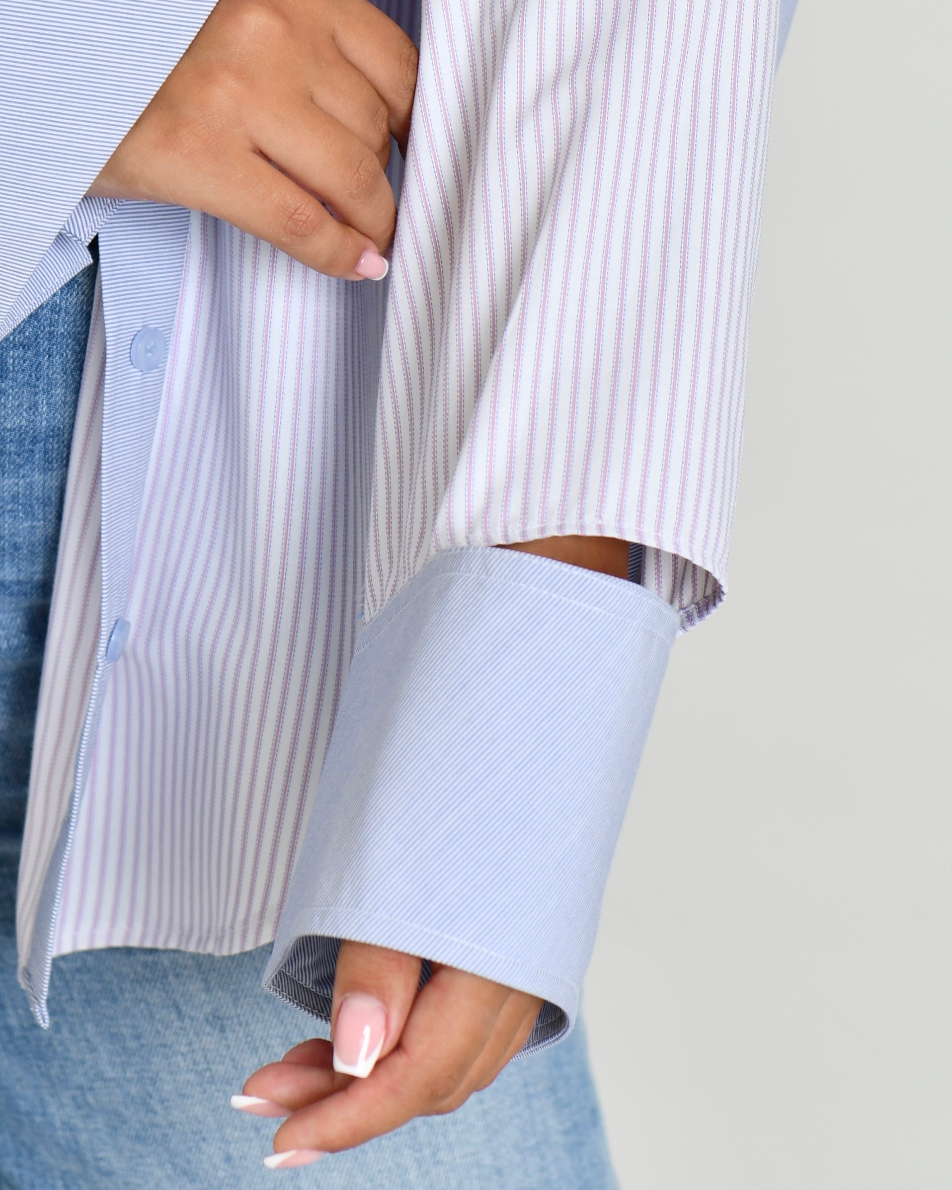 The Combination Shirt in double-striped poplin - image 6