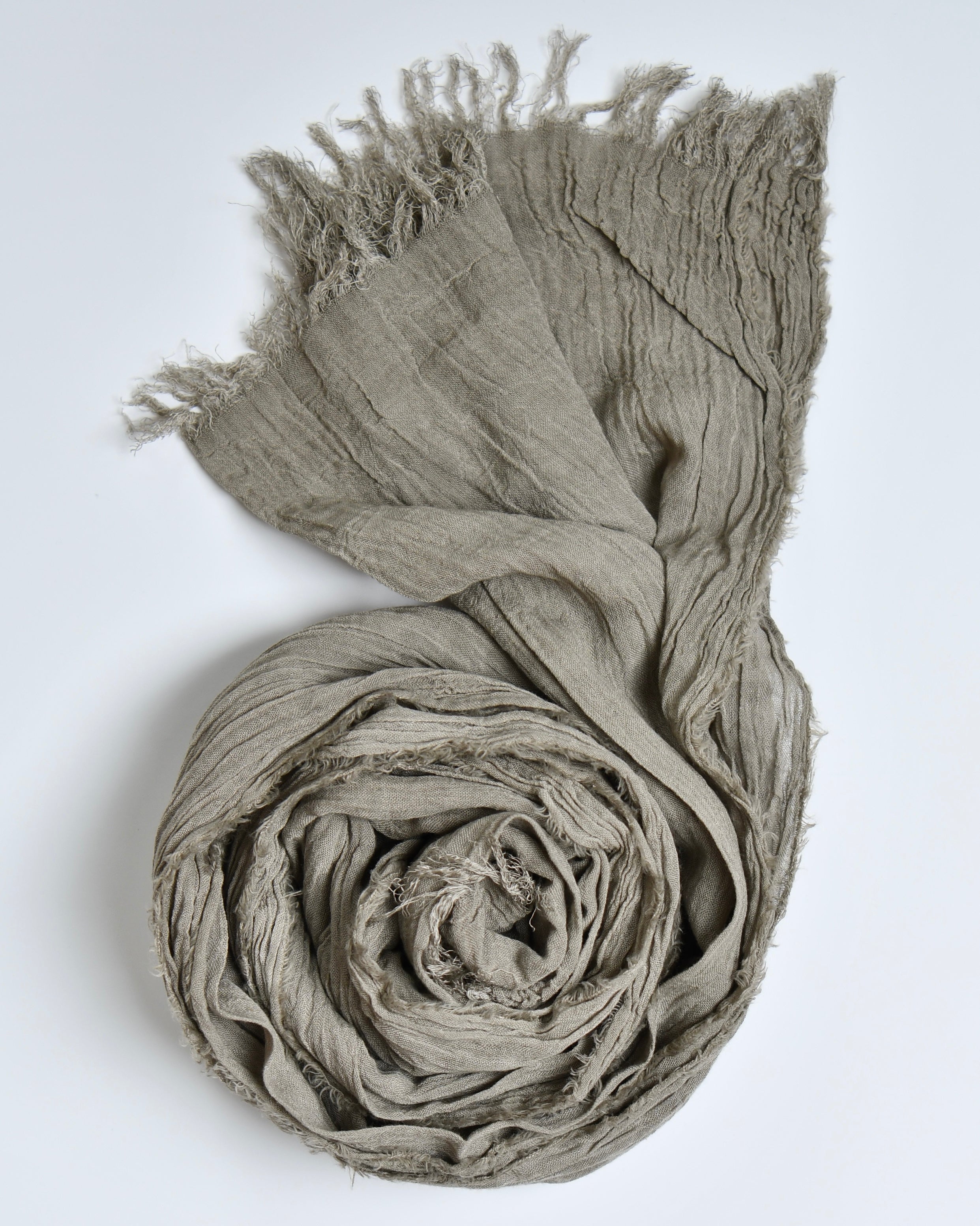 The Cotton Scarf in mocha - image 2