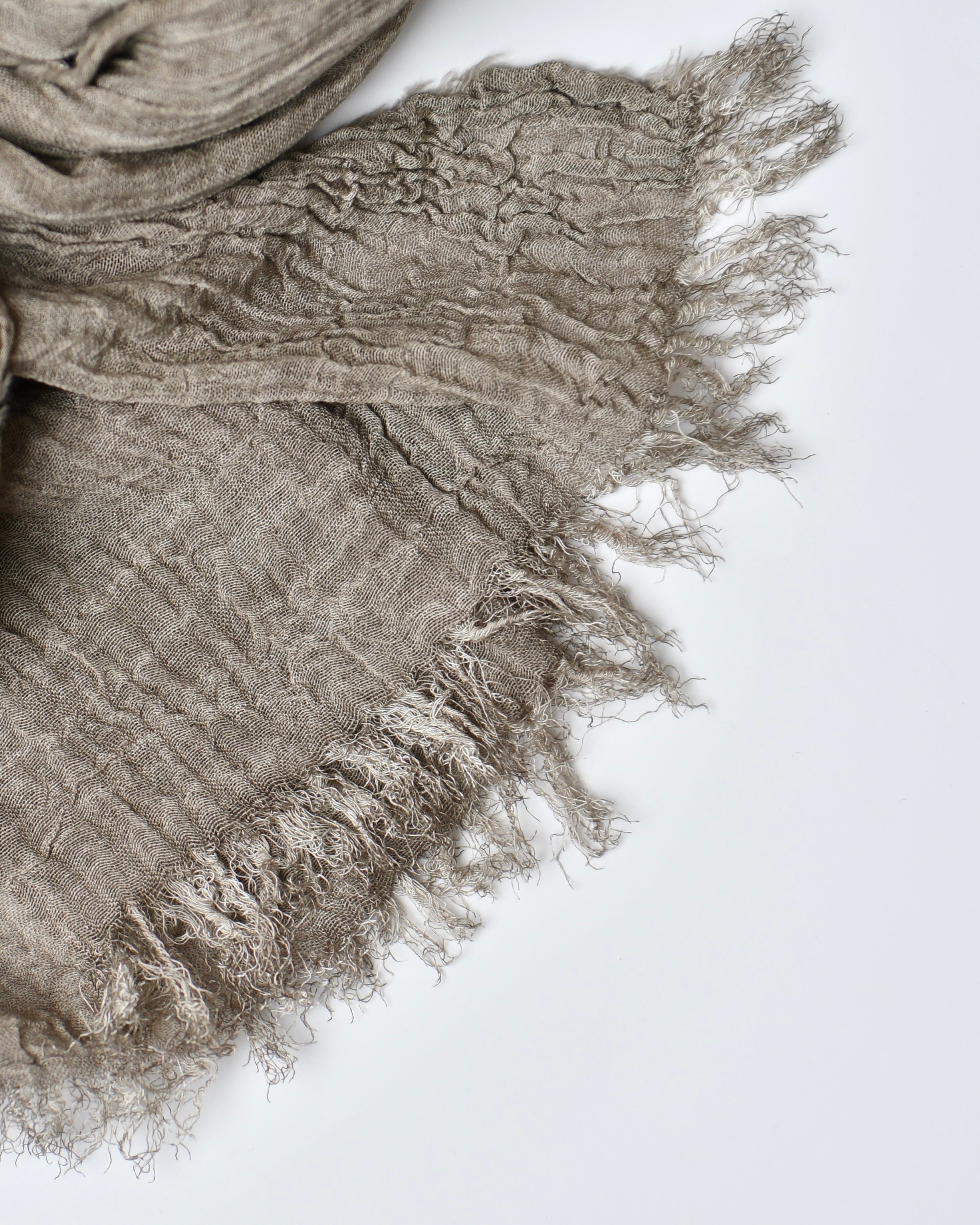 The Cotton Scarf in mocha - image 3