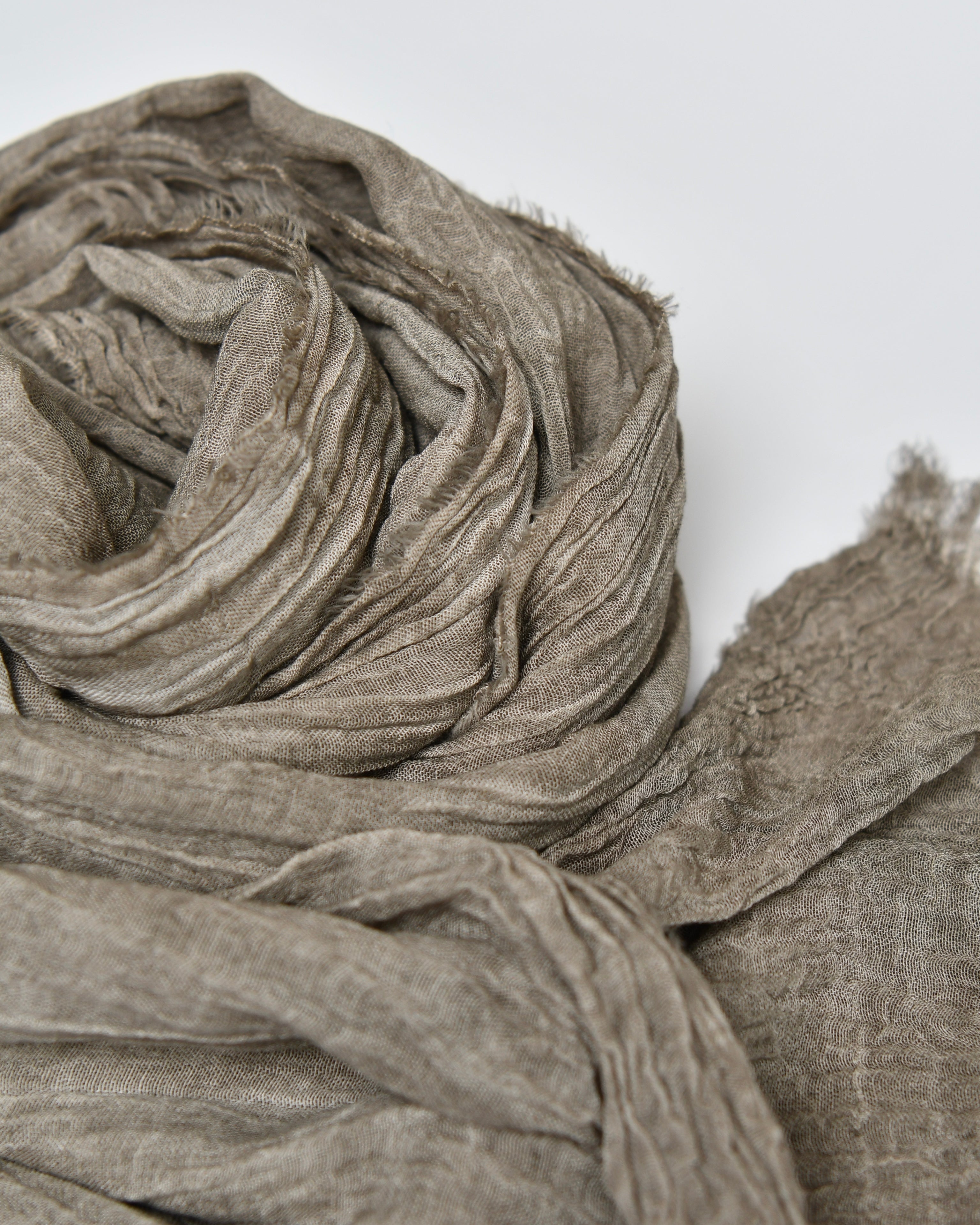 The Cotton Scarf in mocha - image 4