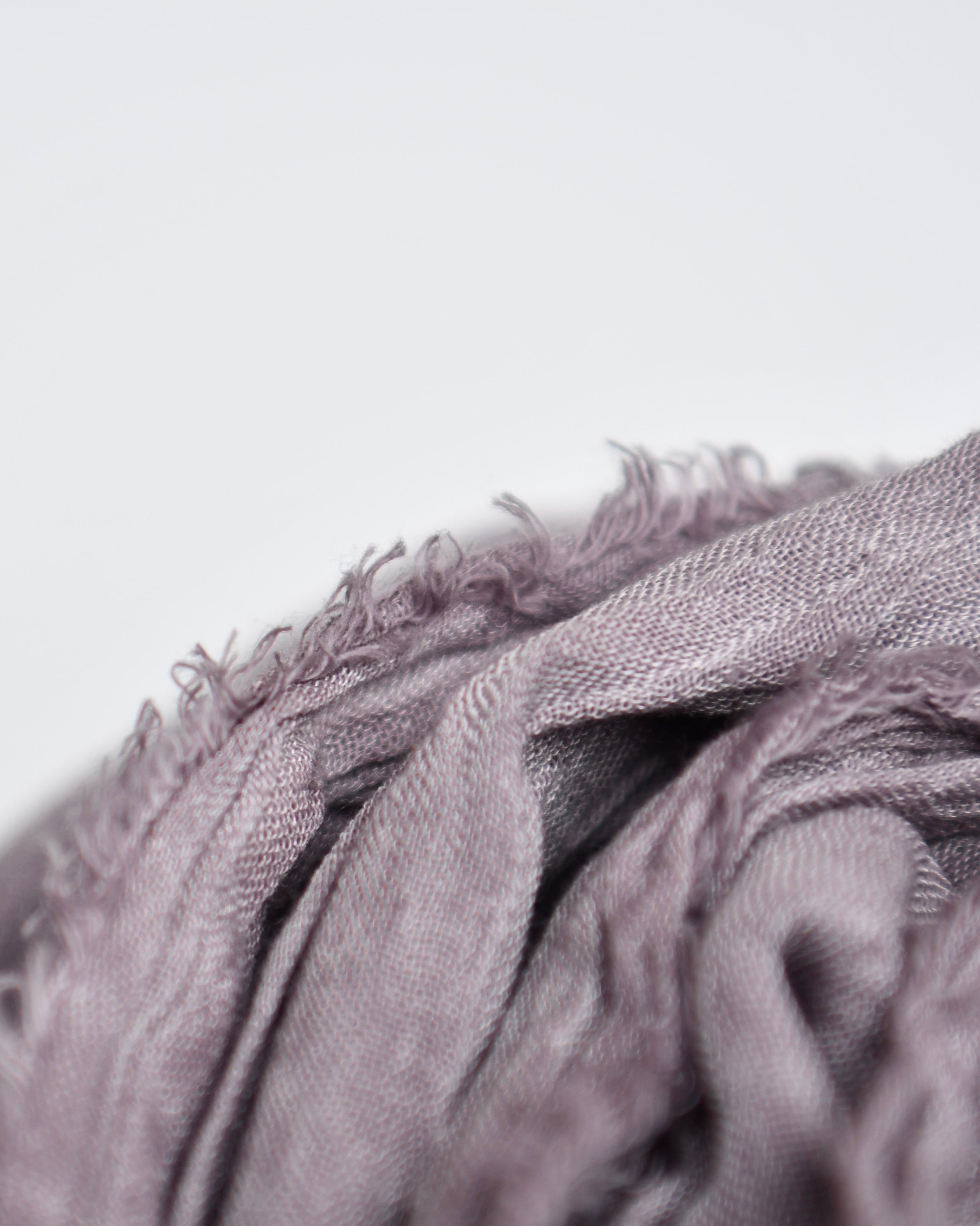The Cotton Scarf in muted purple - image 2