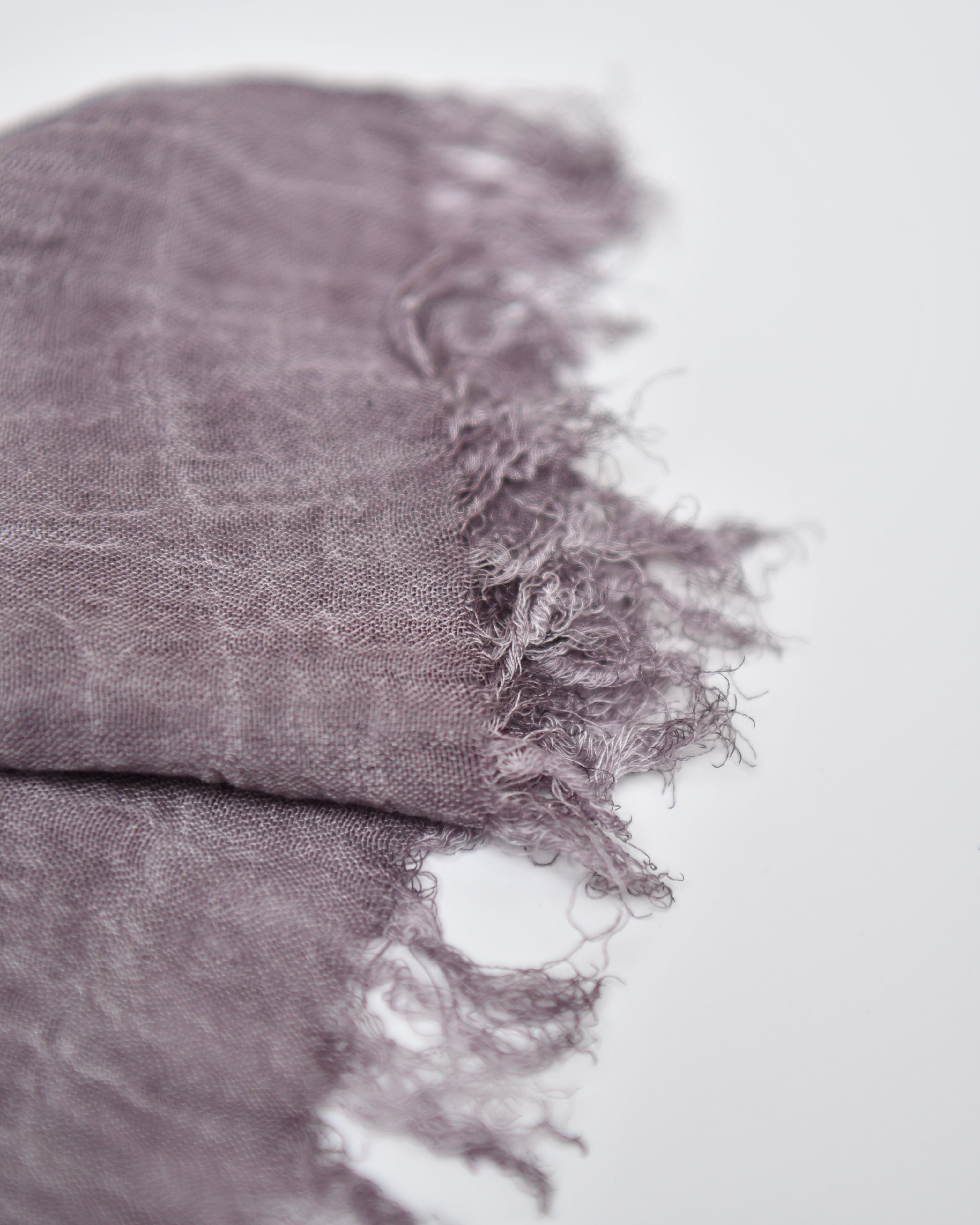 The Cotton Scarf in muted purple - image 4