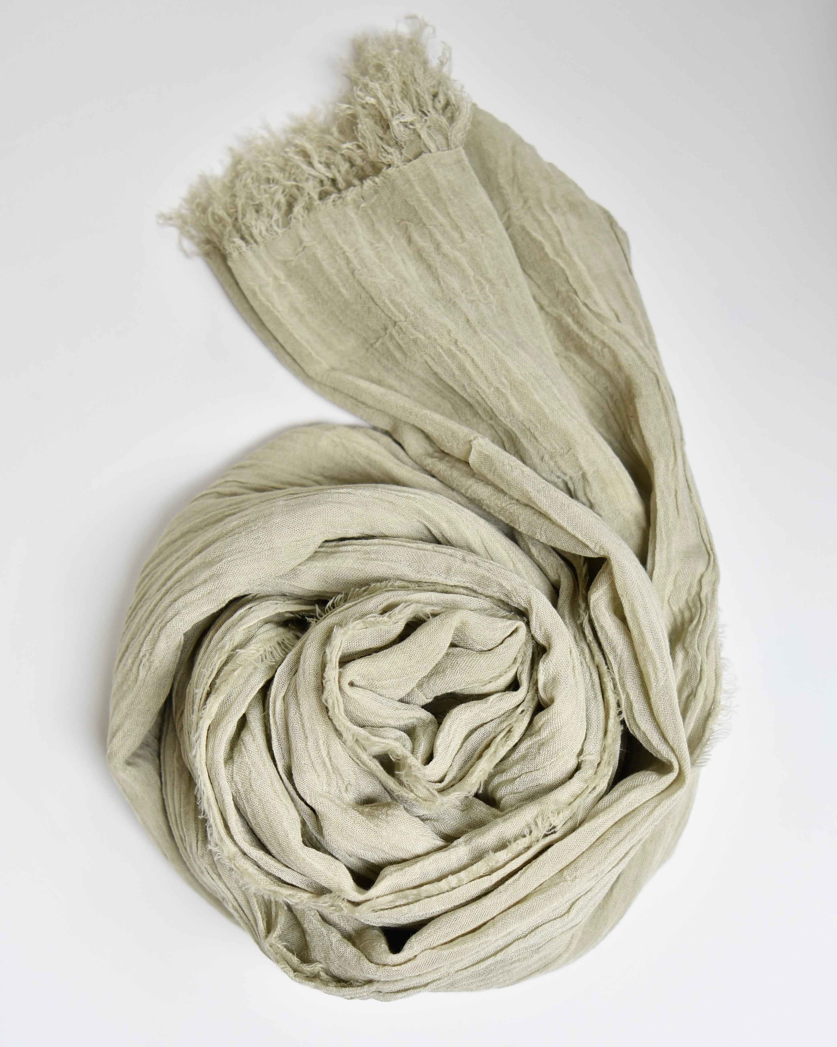 The Cotton Scarf in sand - image 2
